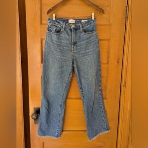 Frame Le Jane Crop Blue Jeans